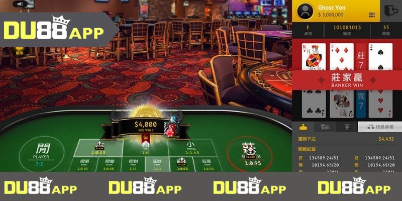 Live Casino DU88 Các bước tạo và chơi game trong tài khoản